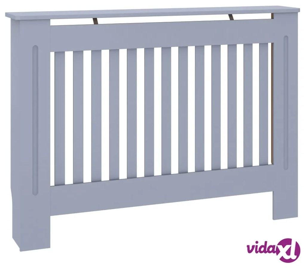 vidaXL Copertura per Radiatore Antracite 112x19x81,5 cm in MDF