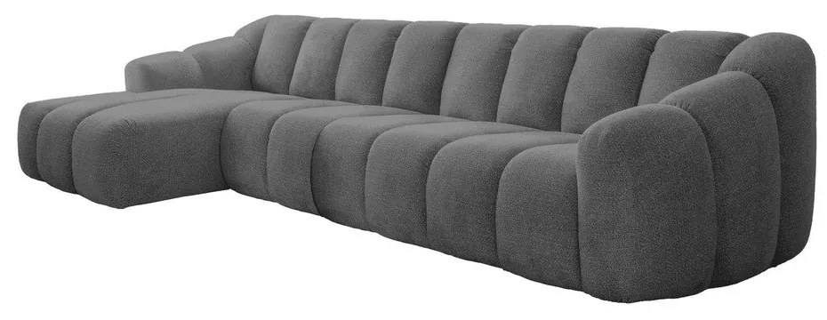 Divano angolare grigio (con penisola a sinistra/con chaise lounge) Shell – Miuform