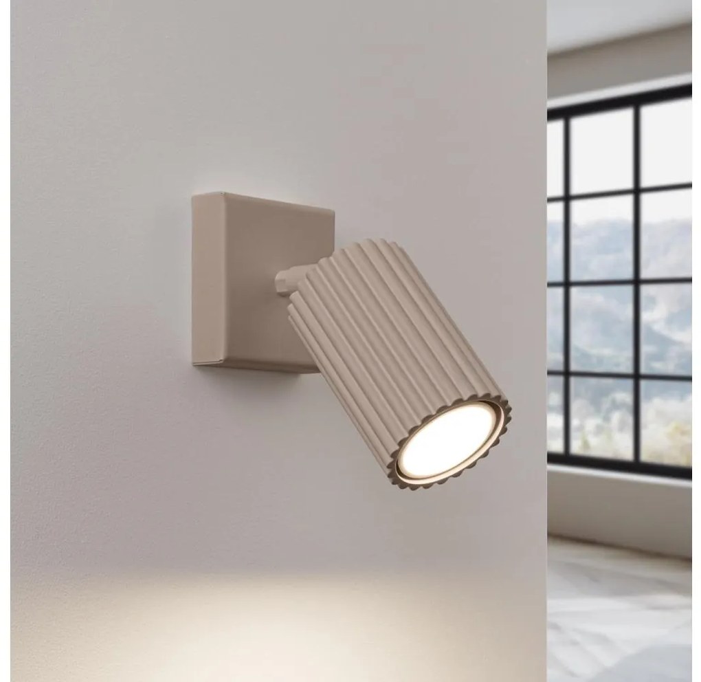 Brilagi - Faretto da parete CRESTO 1xGU10/10W/230V taupe