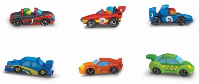 Calchi in gesso - Macchine da corsa