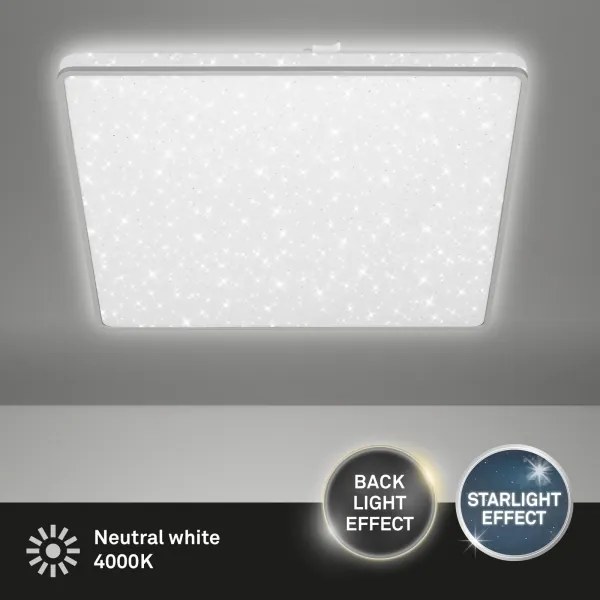 Briloner 3749-414 - Plafoniera LED LINO LED/24W/230V cromo opaco