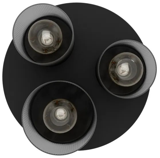 Eglo 901161 - Plafoniera COLOMERA 3xE27/40W/230V grigio