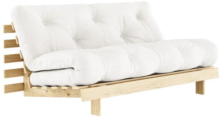 Divano letto in colore naturale 160 cm Roots - Karup Design