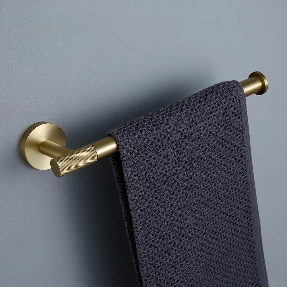 Portasciugamano da bagno 6610a Modern Brush Gold