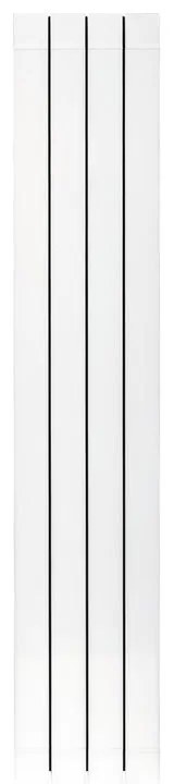 Radiatore acqua calda PRODIGE SUPERIOR in alluminio, 4 elementi, interasse 1600 mm, bianco