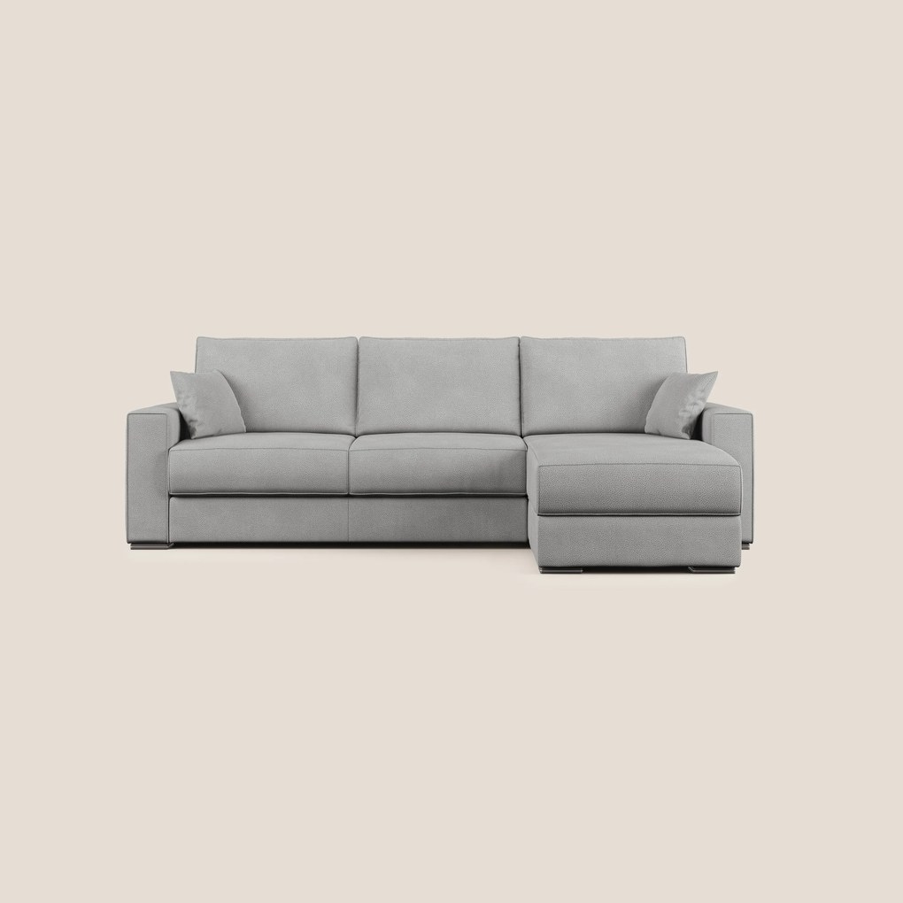 Dream Divano letto angolare in microfibra effetto pelle smacchiabile T15
