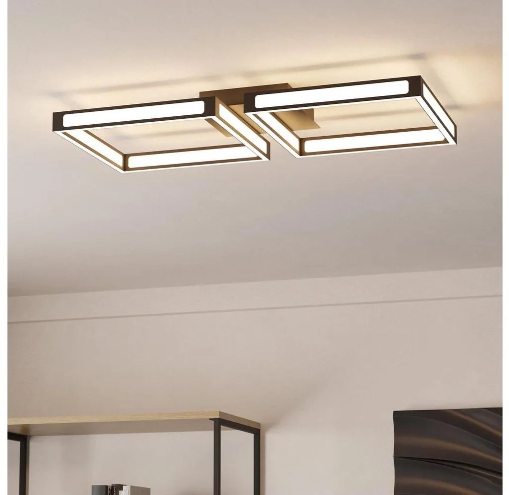 Eglo 99788 - Plafoniera LED ALTAFLOR 2xLED/11,2W/230V nero