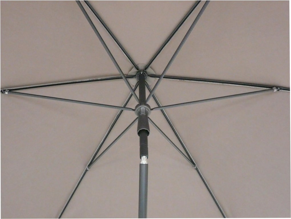 Ombrellone da Giardino Ø 2,5 m Palo Ø27 mm in Acciaio Maffei Kronos Tortora...
