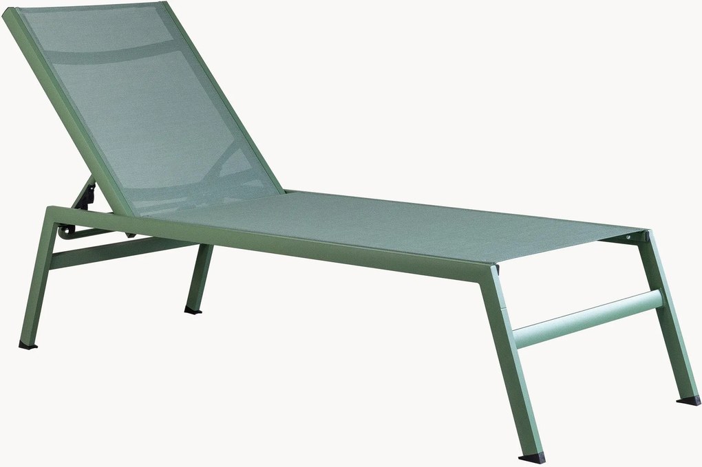 Sedia a sdraio da giardino in alluminio Ocean