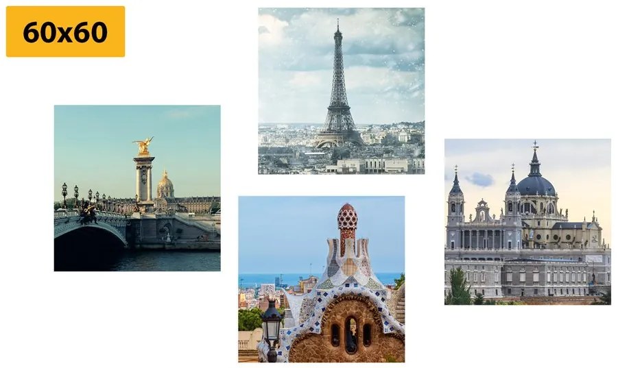 Set di quadri – Sogno del viaggiatore