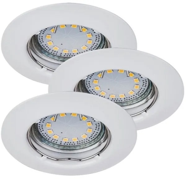 Rabalux 1046 - SET 3x LED Faretto da incasso LITE 3xGU10-LED/3W/230V