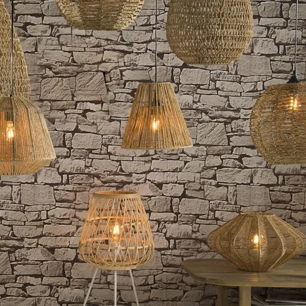 Atmosphera - Lampadario a sospensione con filo GIADA 1xE27/40W/230V iuta