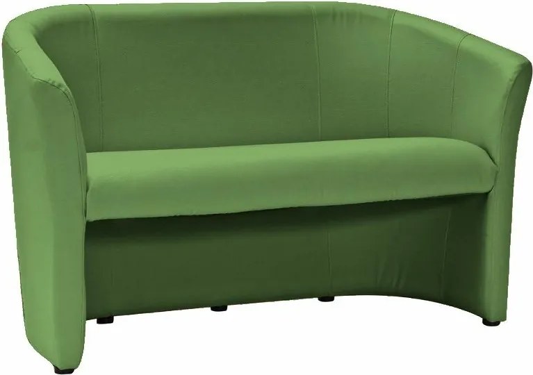 Divano TM-2 in ecopelle verde – 126x60x76 cm