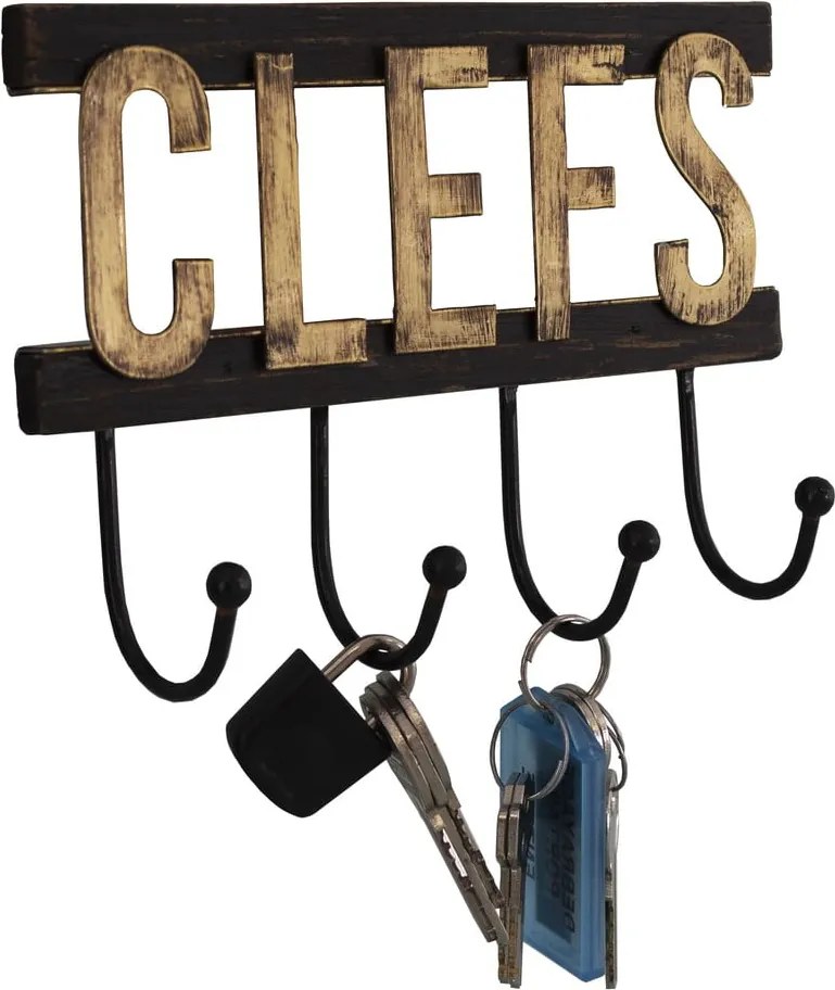Portachiavi in legno da parete - Antic Line