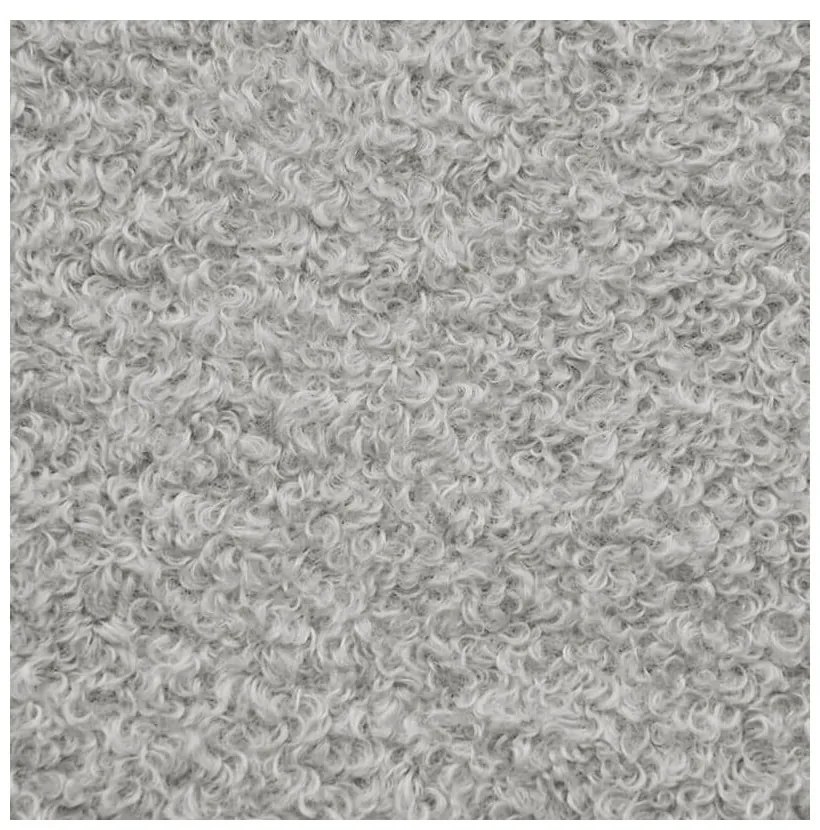 Pouf a sacco per bambini grigio chiaro con rivestimento in bouclé Clip Clap 115 – SLOWDOWN