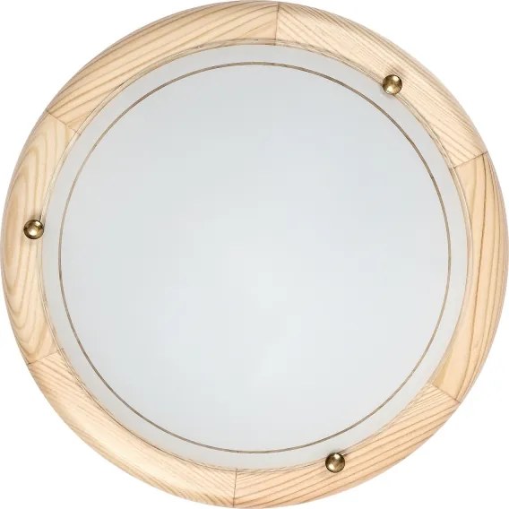 Brilagi - Plafoniera ORBIS 1xE27/60W/230V Ø 30 cm in pino