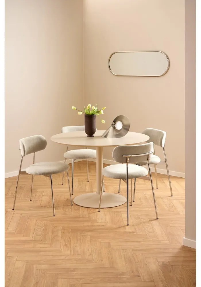 Sedia da pranzo color crema Lyric – Actona