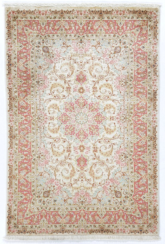 Ghom Tappeto 80 x 120 (Iran) Annodato A Mano