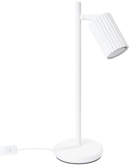 Sollux SL.1548 - Lampada da tavolo KARBON 1xGU10/10W/230V bianco