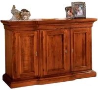 Madia credenza 3 porte in legno arte povera l.175 p.52 h.110