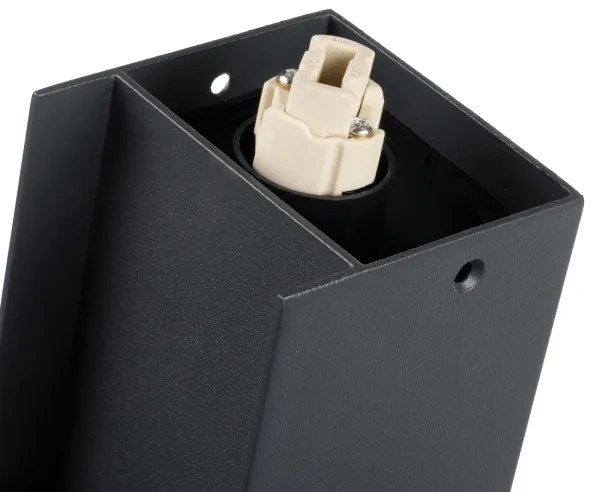 Kanlux 38766 - Lampada da esterno DASTEN 1xG9/11W/230V 80 cm IP44 nero