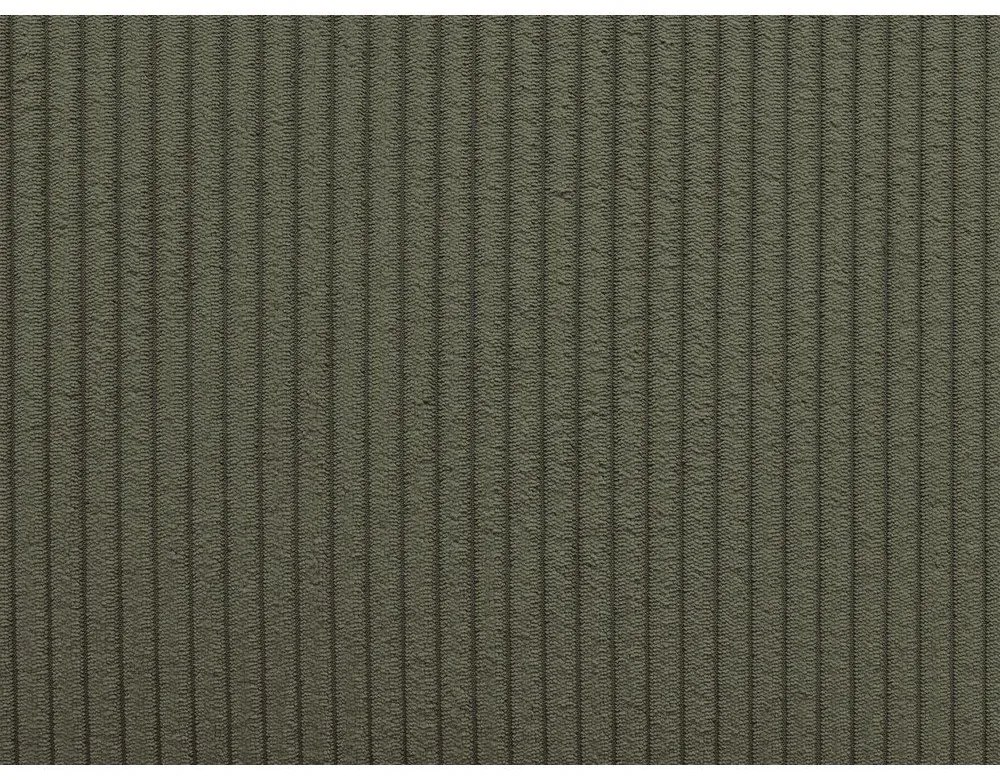 Pouf in velluto a coste verde chiaro Nihad modular - Bobochic Paris