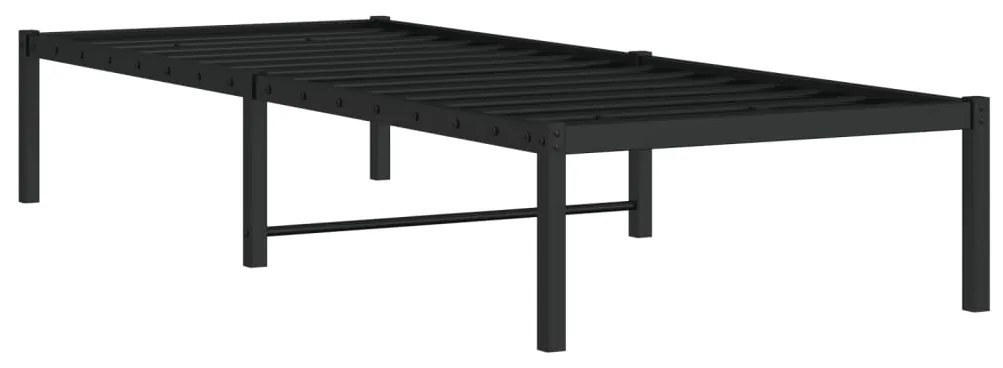 Giroletto in metallo nero 75x190 cm