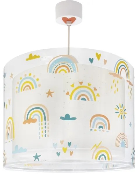 Dalber 41192 - Lampadario per bambini RAINBOW 1xE27/15W/230V multicolore