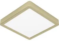 Plafoniera Moderna Fueva 5 In Acciaio Ottone Led Integrato 17W 3000K Ip20