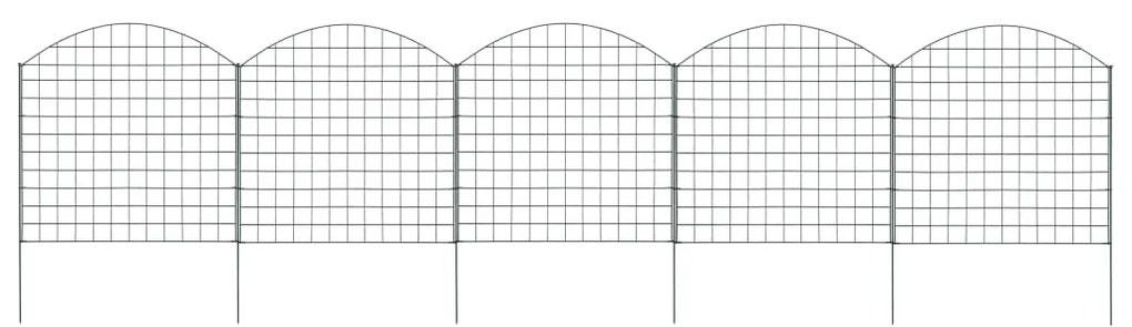 Set Recinzione Da Giardino Ad Arco 77,5x78,5 Cm Verde /