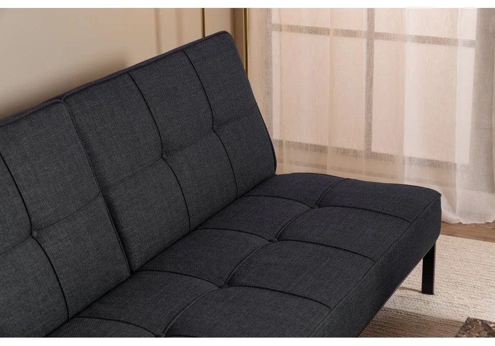 Divano grigio scuro allungabile 198 cm Perugia – Actona