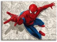 SPIDERMAN - Fumetto - Quadro Canvas su telaio in legno Misura: 100x70 cm