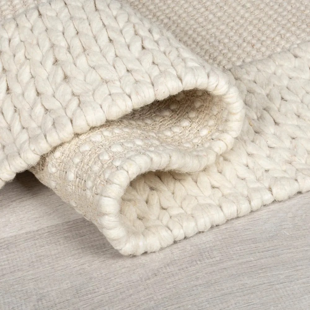 Tappeto in lana beige 200x290 cm Rue - Flair Rugs