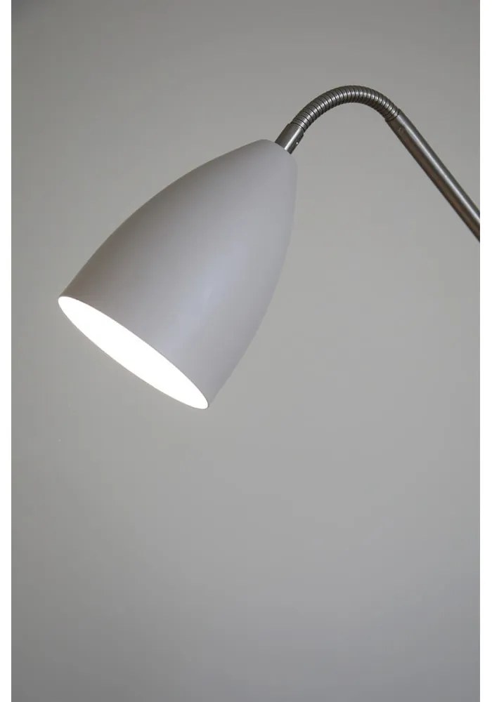 Lampada da terra LED beige con paralume in metallo e intensità regolabile (altezza totale 140 cm) Patro – Markslöjd