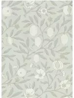 Morris & Co Carta da parati Pure Fruit - Grey/ Blue