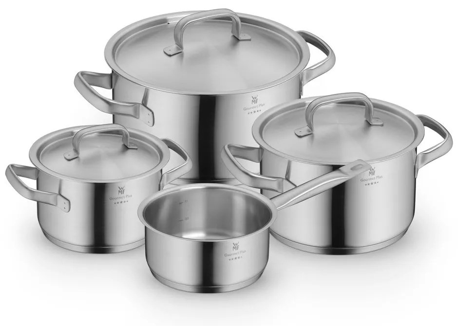 Set di pentole in acciaio inox 7 pz Gourmet – WMF