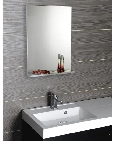 Aqualine - Specchio BETA 50x70 cm bianco