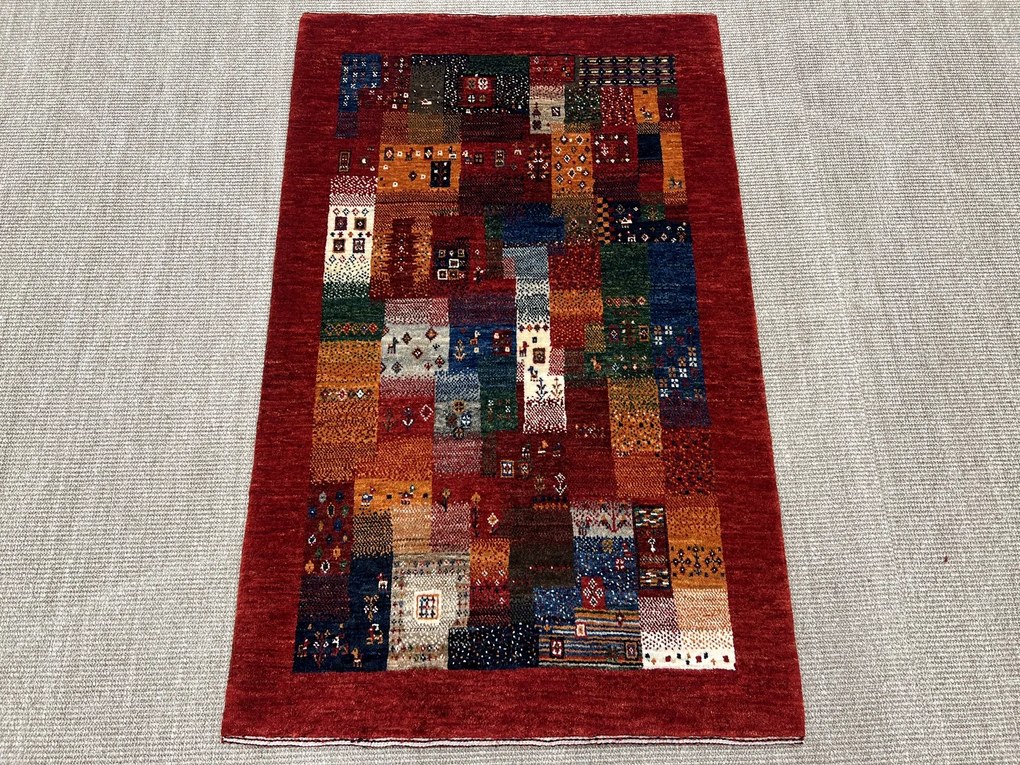 Loribaft Tappeto 90 x 130 (Iran) Annodato A Mano