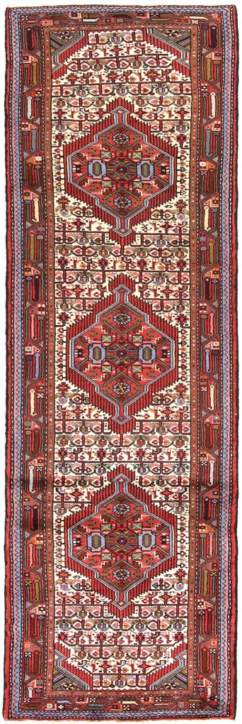 Hamedan Tappeto 80 x 290 (Iran) Annodato A Mano