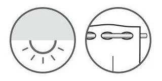 Tenda sottile bianca 135x45 cm Lavender – Sehlbach