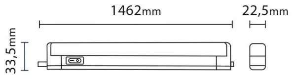 S-FLAT 1462mm 18,0W CCT3 (ULTIMI DISPONIBILI - N°3)