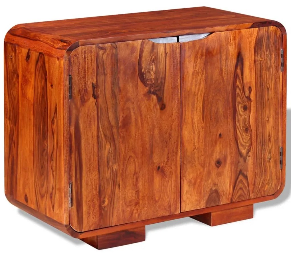 Credenza in Legno Massello di Sheesham 75x35x60 cm