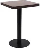 Tavolo da Bistrot Marrone Scuro 50x50 cm in MDF 286428