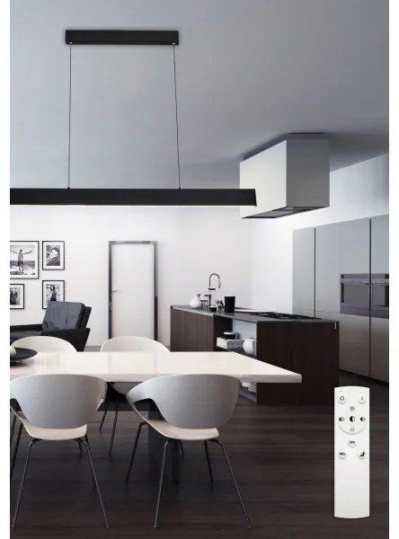 Top Lampada - Lampadario a sospensione con filo LED dimmerabile LED/30W/230V nero + +TC