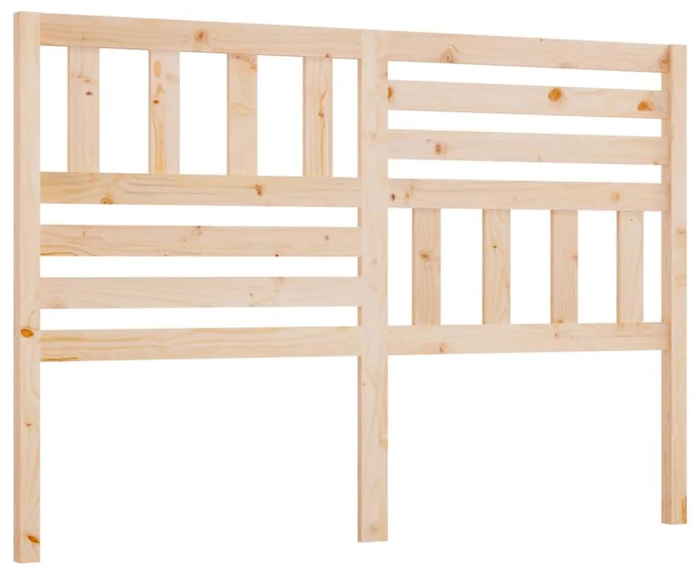 Testiera per letto 141x4x100 cm in legno massello di pino