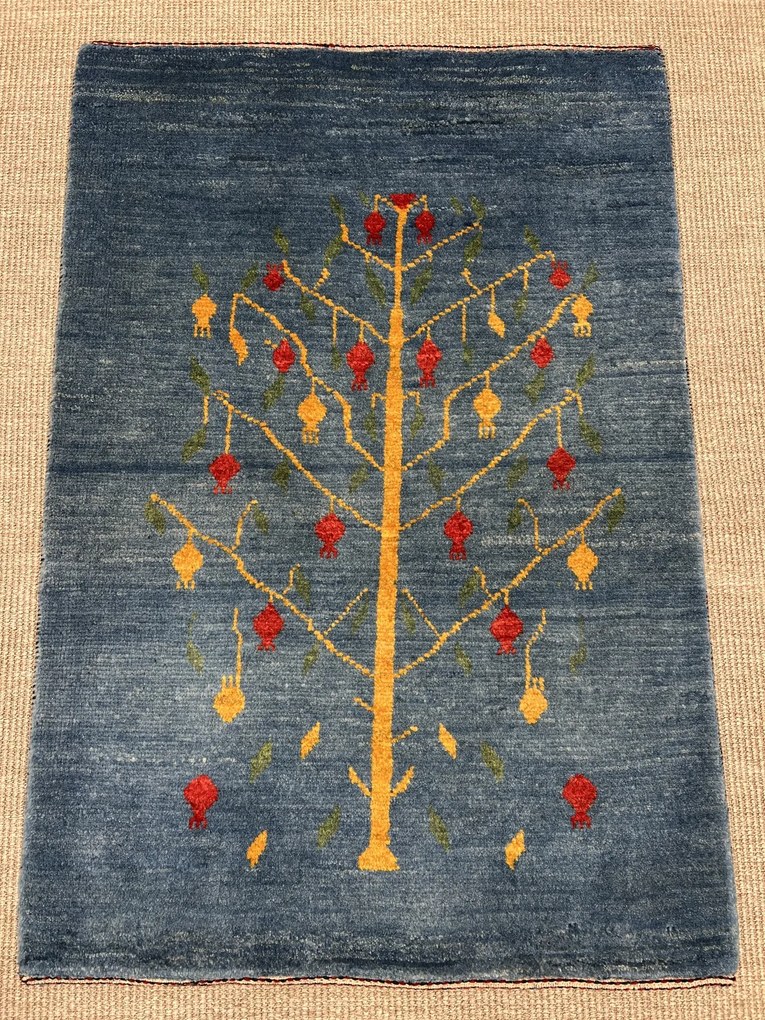 Gashguli Tappeto persiano 80 x 110 Blu (Iran) Annodato A Mano