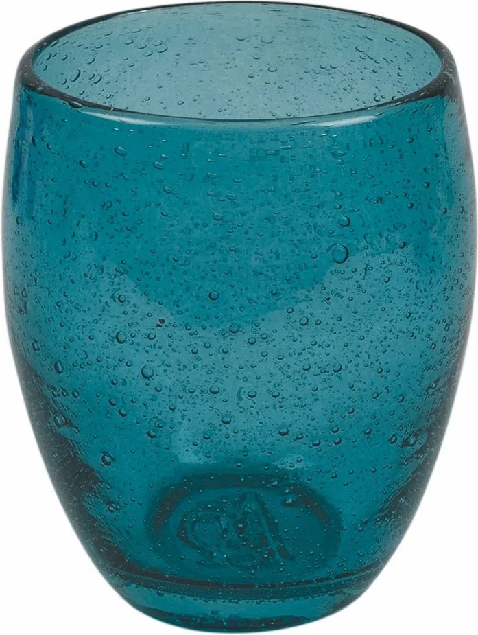 Set 6 Bicchieri Acqua in Pasta Di Vetro Soffiato 300 ml VdE Tivoli 1996 Acapulco Marea...