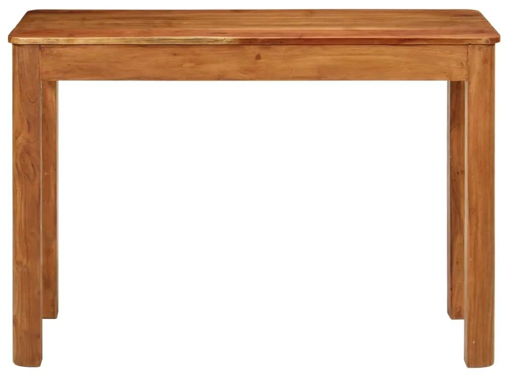 Tavolo da Pranzo 110x55x76 cm Legno Massello di Acacia