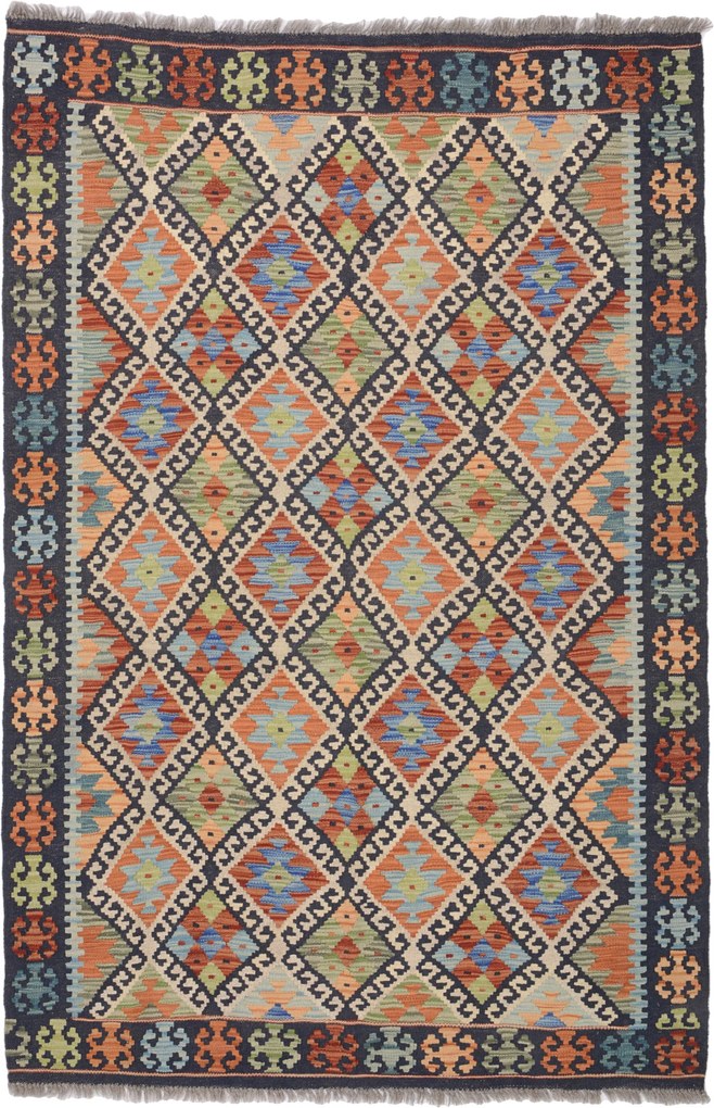 Kilim Tappeto orientale 130x190 (Afghanistan) Tessuto A Mano