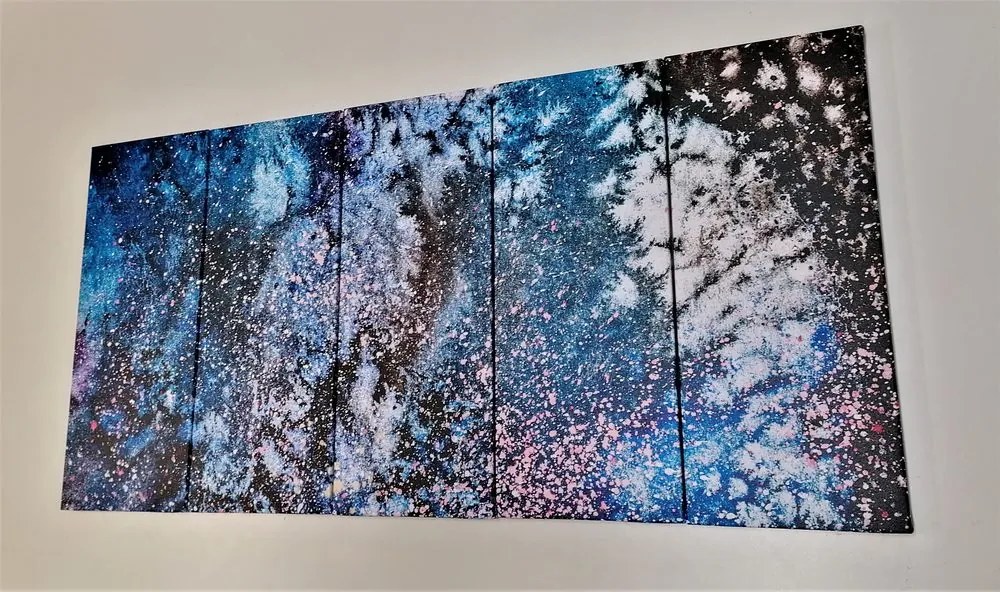 Quadri 5 pezzi – Astrazione da acquerello